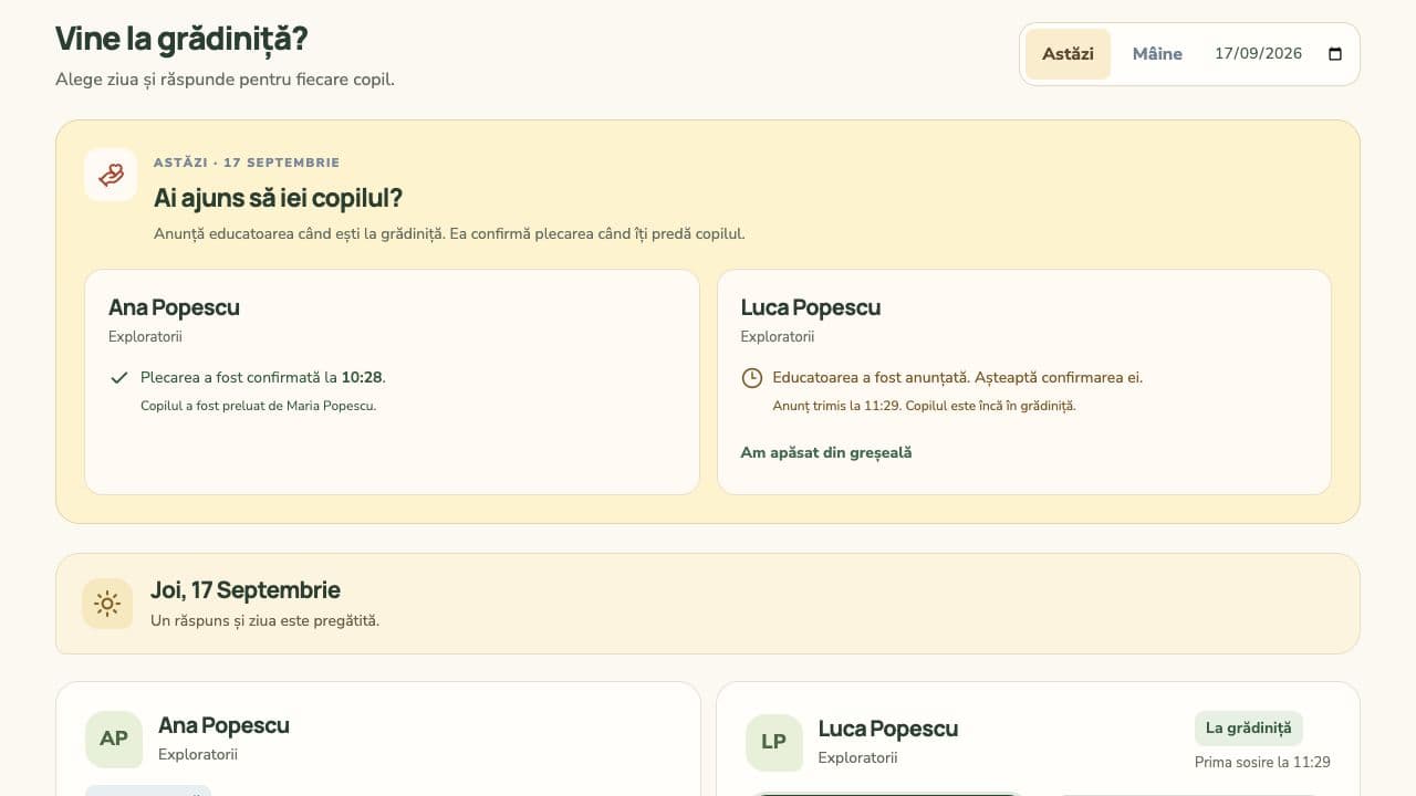 Contul părintelui cu plecarea Anei confirmată și cererea de preluare a lui Luca în așteptare, folosind copii fictivi.